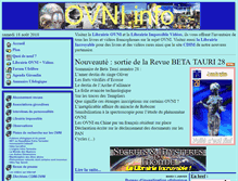 Tablet Screenshot of ovni.info